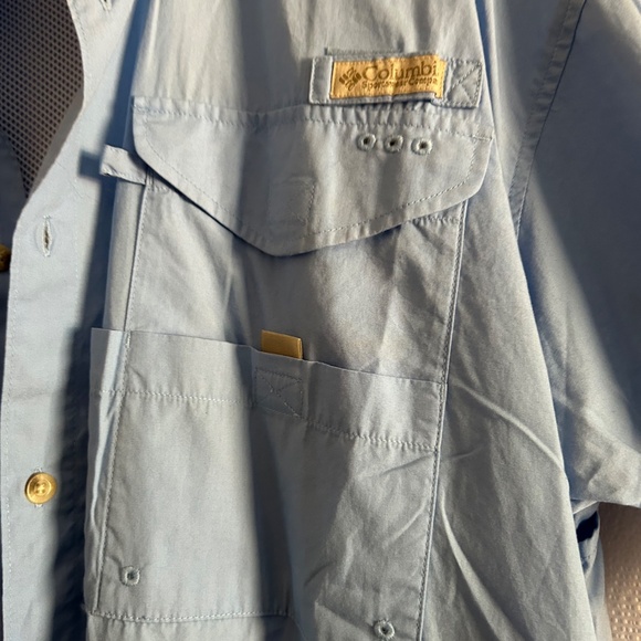 Columbia Men's PFG Bahama II Short Sleeve Utility Shirt, Size L - Picture 7 of 15